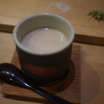 鱈の白子の茶碗蒸し(鮨 なんば )