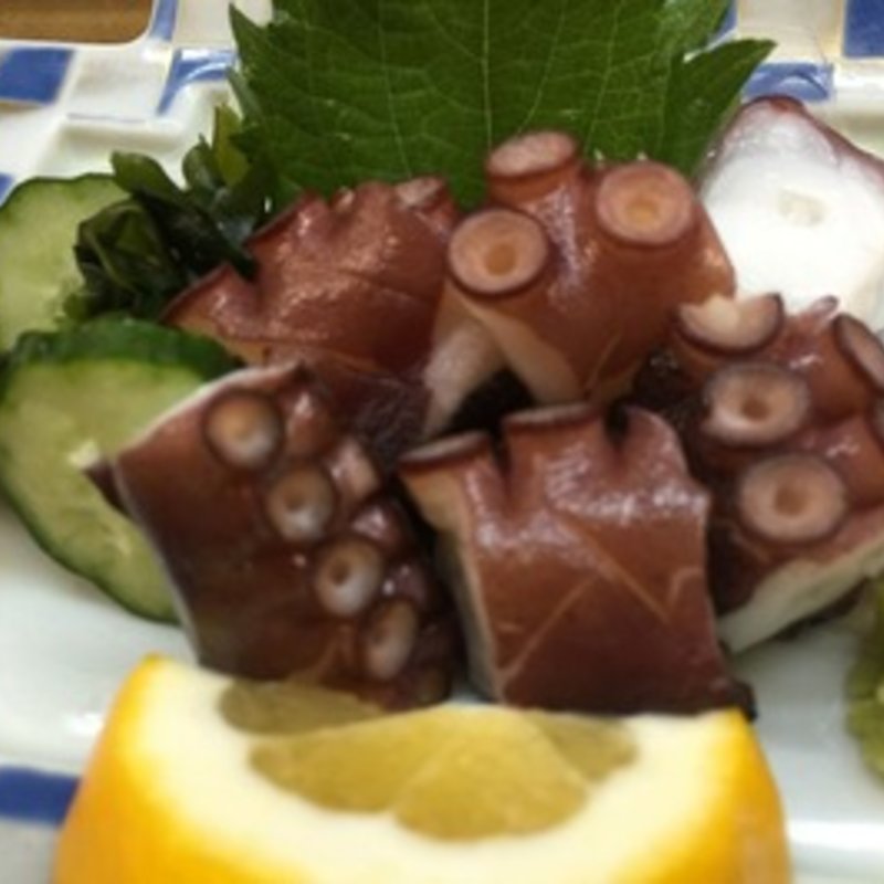 明石のタコ(鮨 清水 三宮)