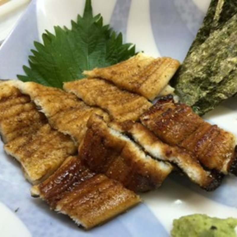 穴子の白焼きとタレ焼き(鮨 清水 三宮)