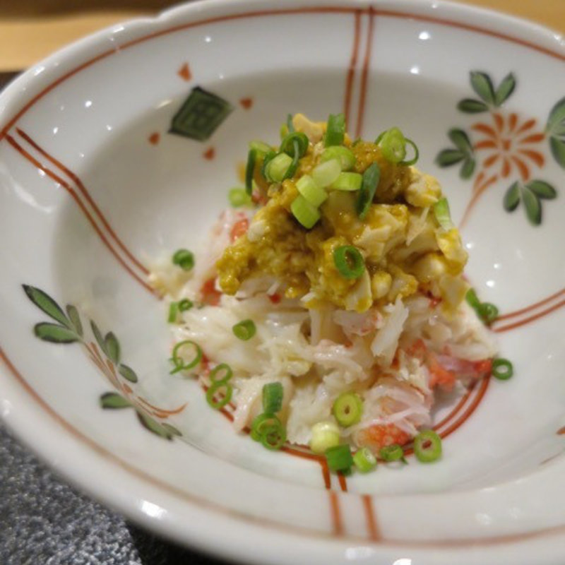 毛ガニ(銀座 鮨 酒井（すし さかい）｜会食・接待・個室)