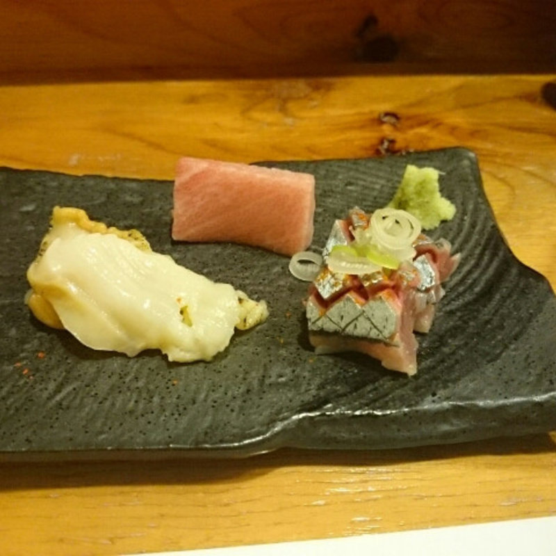 お刺身三点盛り(鮨いその)