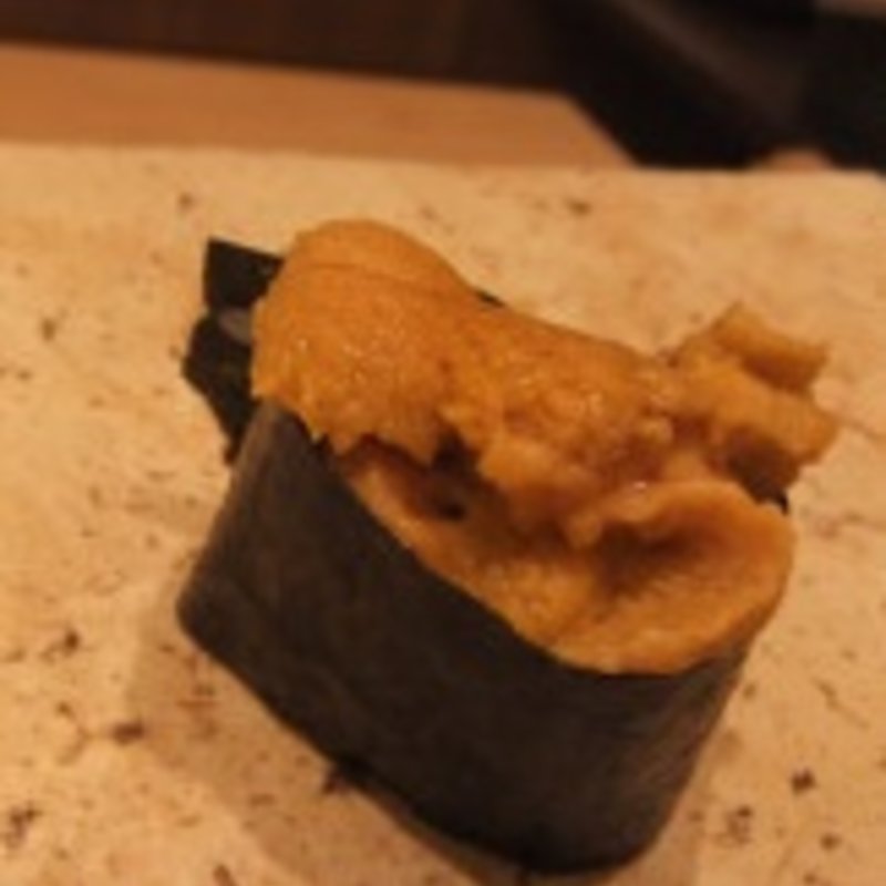 うに軍艦(鮨ふじ田)