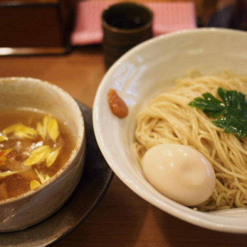 鯛塩つけ麺～みぞれ仕立て 大盛(鯛塩そば 灯花 曙橋本店)