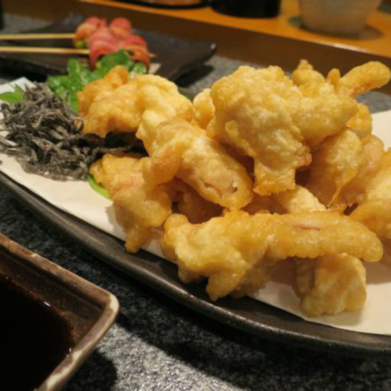 淡路元気鶏もも肉の天ぷら(鳥Dining べっ鳥ない)