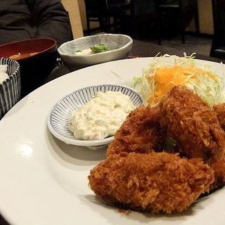 カキフライ定食(鳥ZEN亭 天神西通り店)