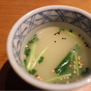 鶏スープ(鳥さわ)