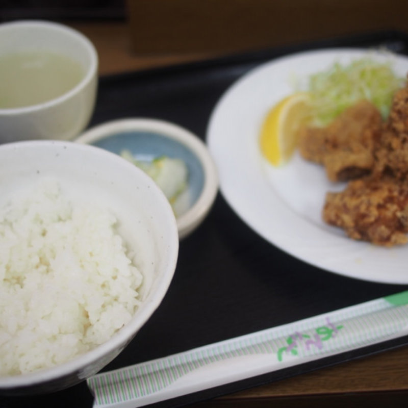 とり竜田揚げ定食(鳥めし 鳥藤 場内店 （とりとう）)