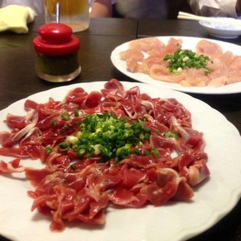 すなずり刺身(とり料理 鳥一（とりいち）)