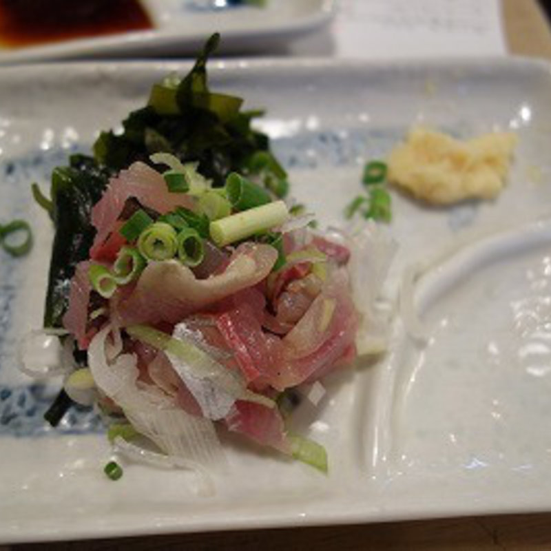 鯵のたたき(鳥万 本店)