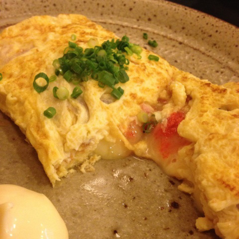 明太チーズ出し巻き卵(鳥昇)