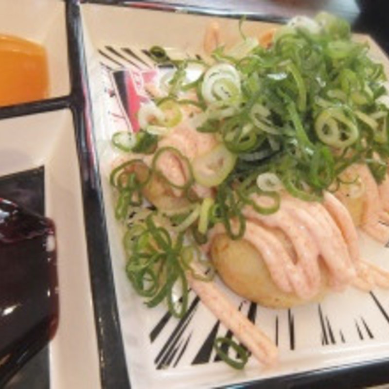 明太マヨたこ焼き(鶏そば十番１５６ 麻布十番本店)