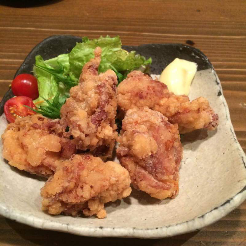 地鶏の唐揚げ(鶏家 たちばな)