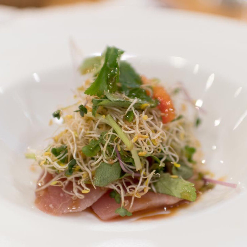 鰤のカルパッチョ(キッチンしまだ)