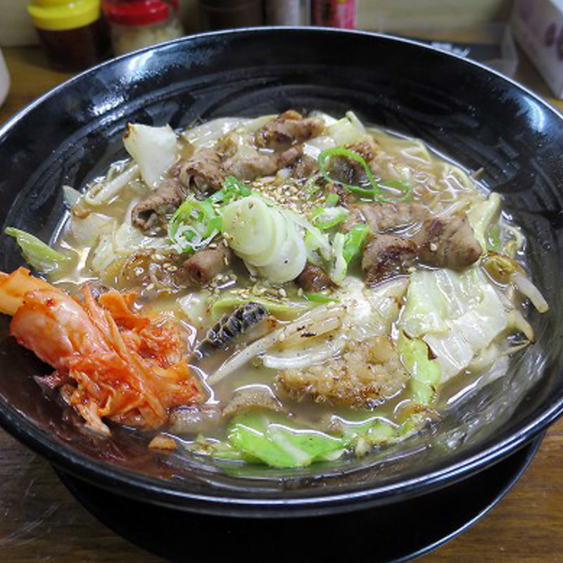 スタミナホルモンらーめん(鶴橋ホルモン食堂 （ツルハシホルモンショクドウ）)