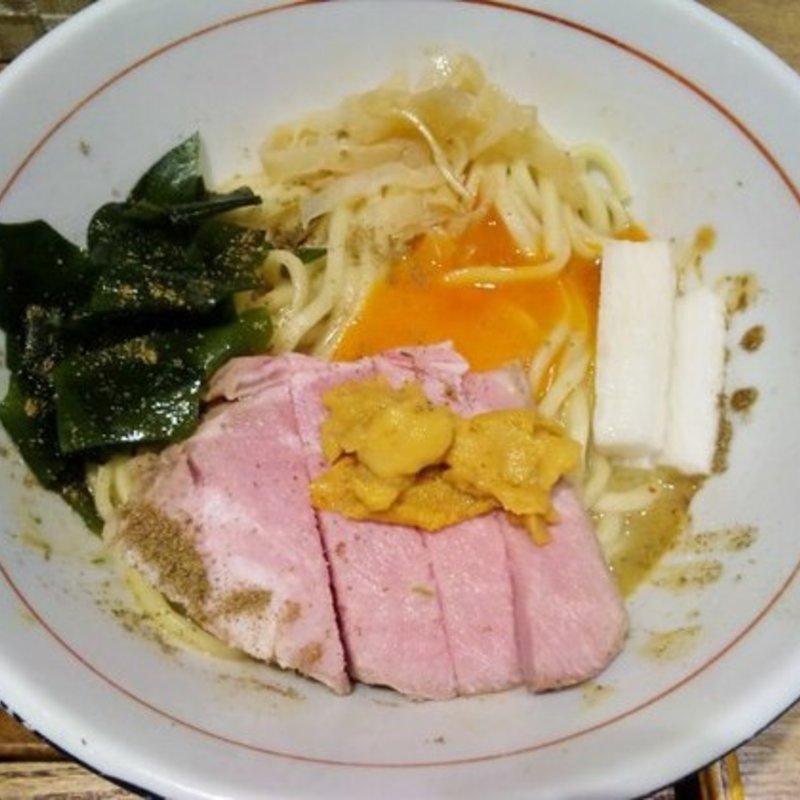 雲丹白湯まぜそば(麺と心 7 )