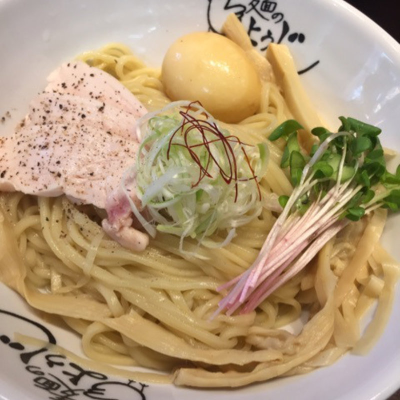 鶏ドロつけ麺＋煮玉子(麺のようじ)