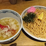 全粒粉麺の桜おろしつけ麺+麺大盛り