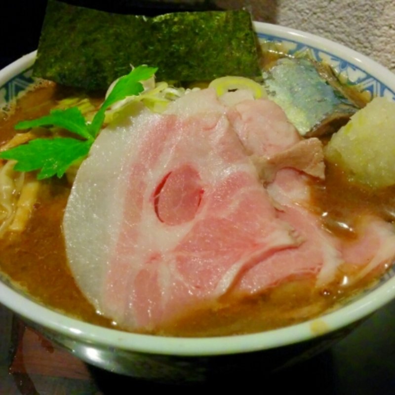 さんま中華そば(麺や庄の gotsubo)