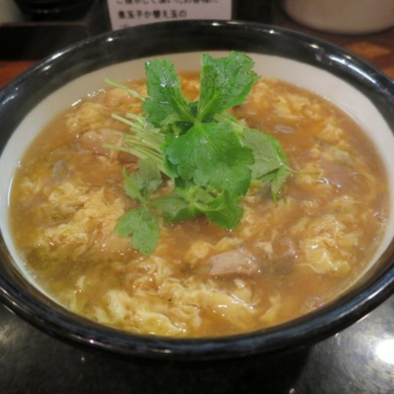 けいらん親子あんかけそば(上本町 麺乃家)