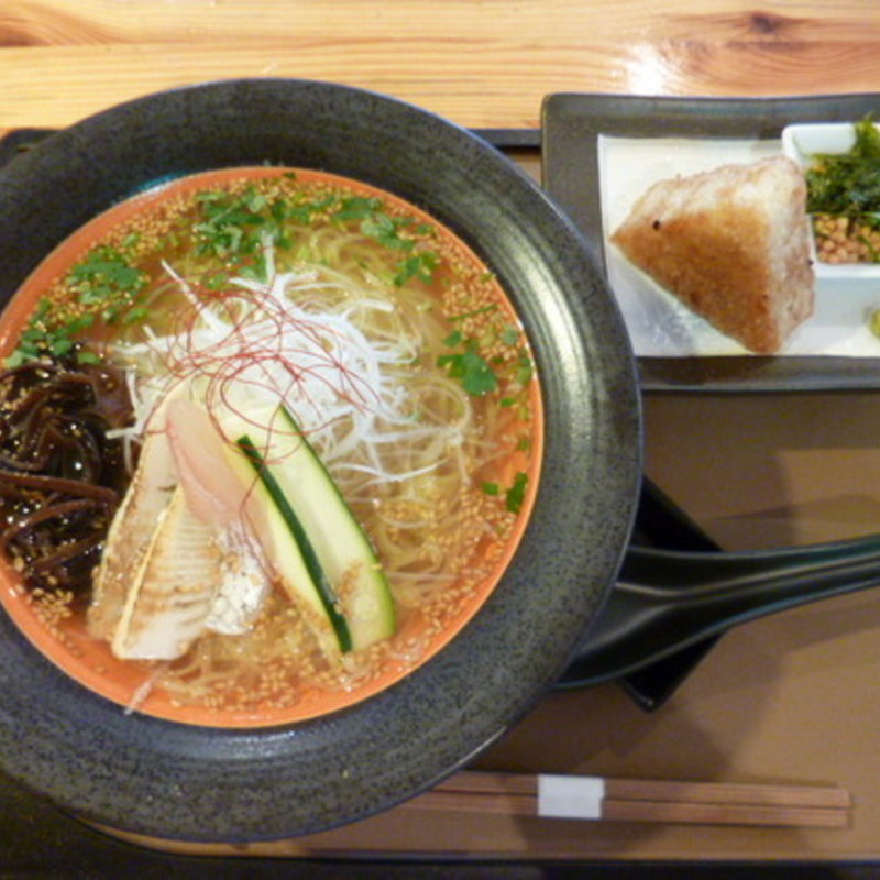 鯛らーめんセット(麺処 彩 （サイ）)