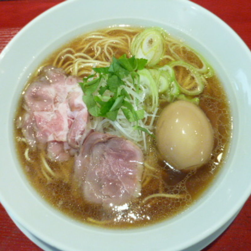 鴨らーめん(醤油)(麺処 鴨と軍鶏)