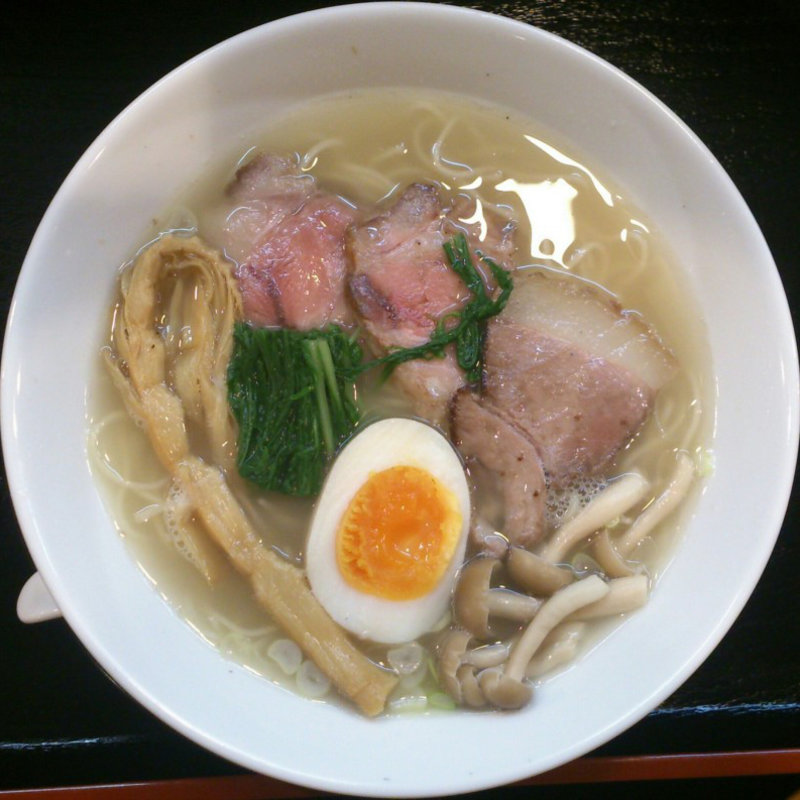 参州マタギそば・プレミアム　塩+肉マシ(麺創なな家 )