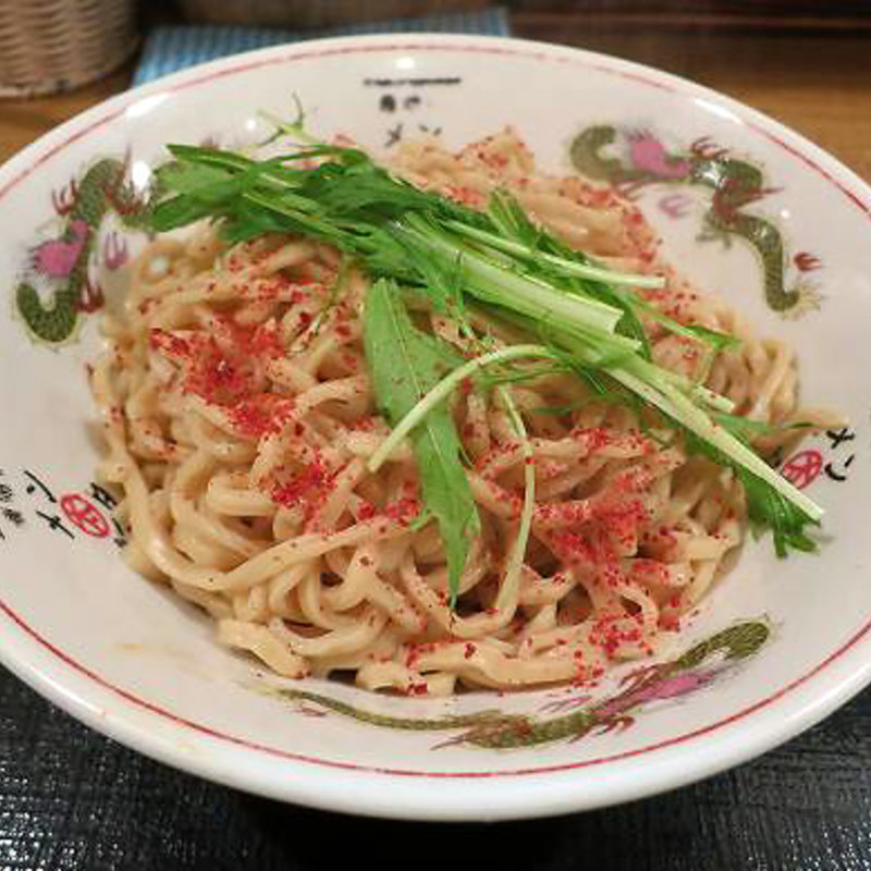 汁なし赤担々麺AFTER黒(麺喰い メン太ジスタ)