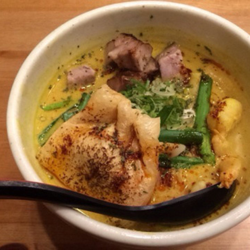 海老キノコ咖哩味(麺場voyage)