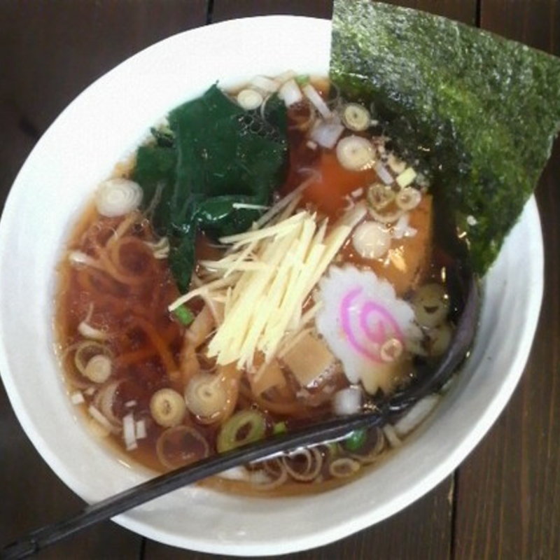 しょうゆ生姜らーめん(麺家らっかせい )
