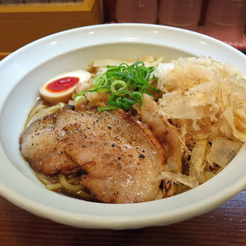 冷やしぶっかけ肉そば(麺屋　はなぶさ )