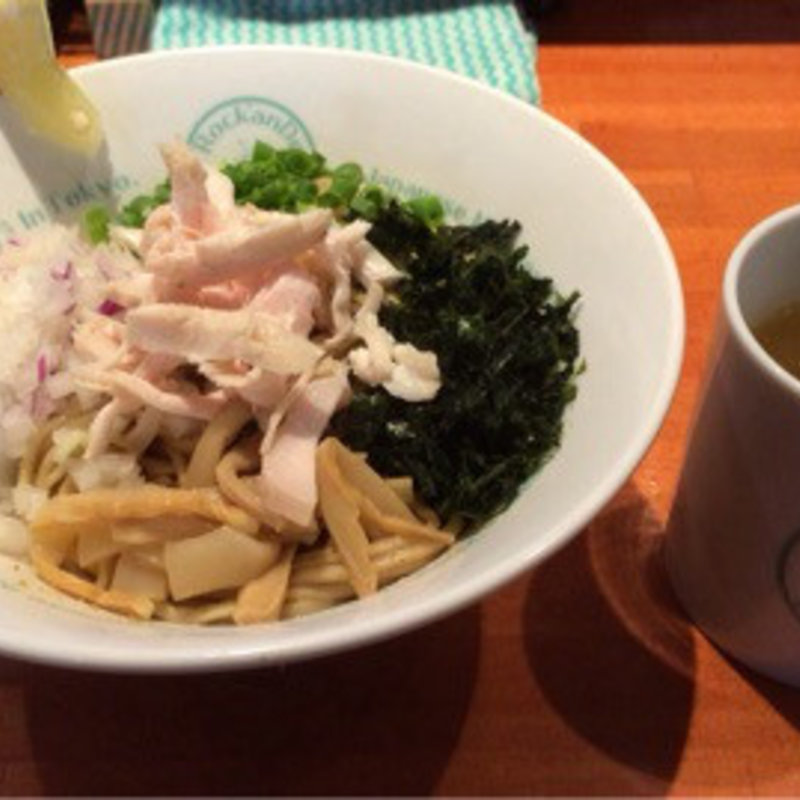 栗とあべ鶏の和えそば（白トリュフ薫る六感スープ付き）(麺屋 六感堂)