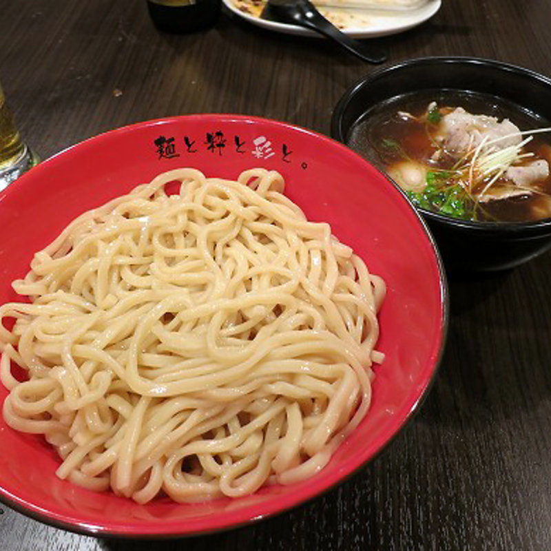 オフ会 〆の豚バラ醤油つけ麺 小200g(麺屋彩々)