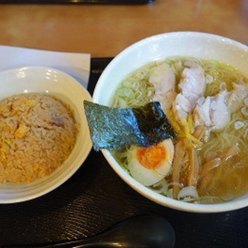 鶏そばセット(チャーハンのおいしい店 東竜)