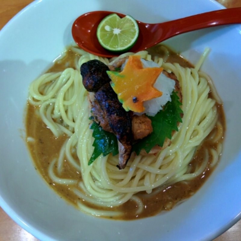秋の秋刀魚つけ麺(麺屋 翔 本店)