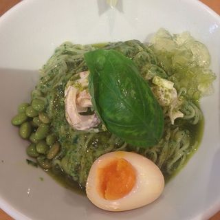 緑の冷やし～ジェノベーゼ風～(麺屋 翔 本店)