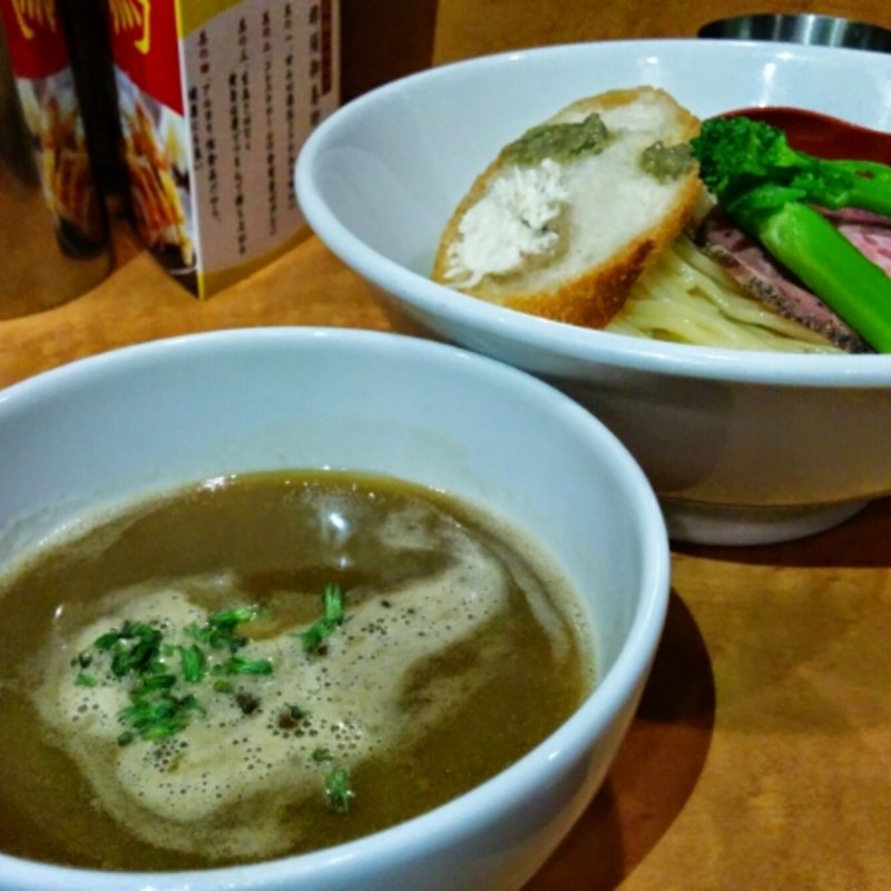 能登のセコガニつけ麺(麺屋 翔 本店)