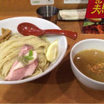 鶏パイタンつけ麺 中盛り(自家製麺 麺屋 翔)