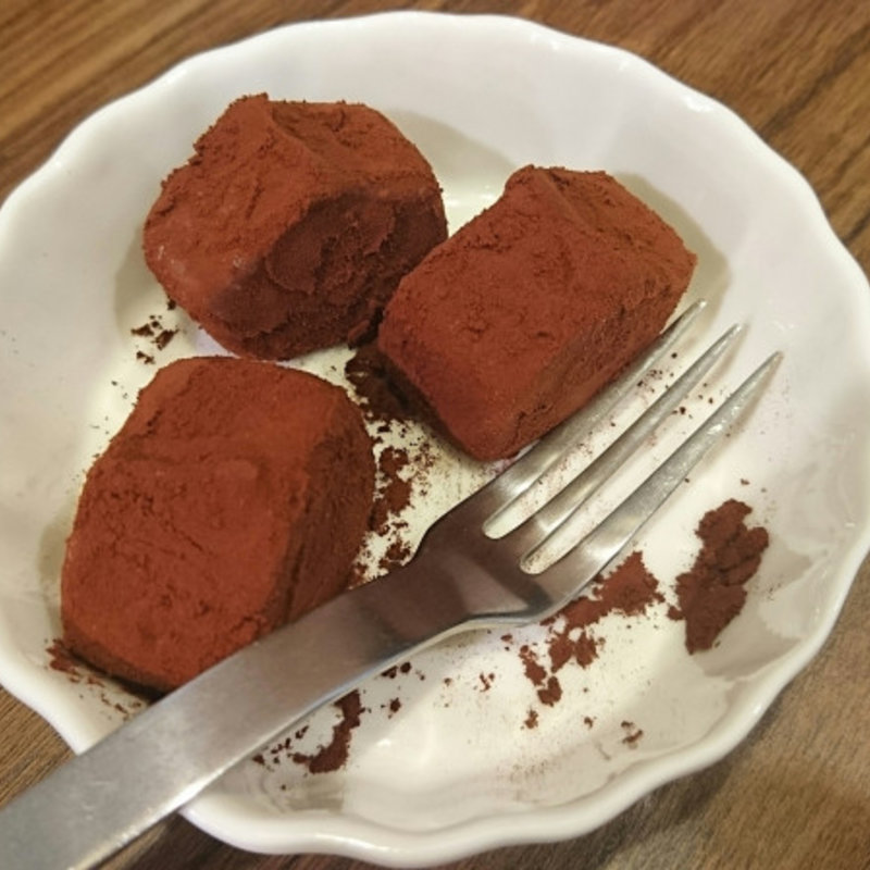 生チョコアイス(麺屋あかまつ)