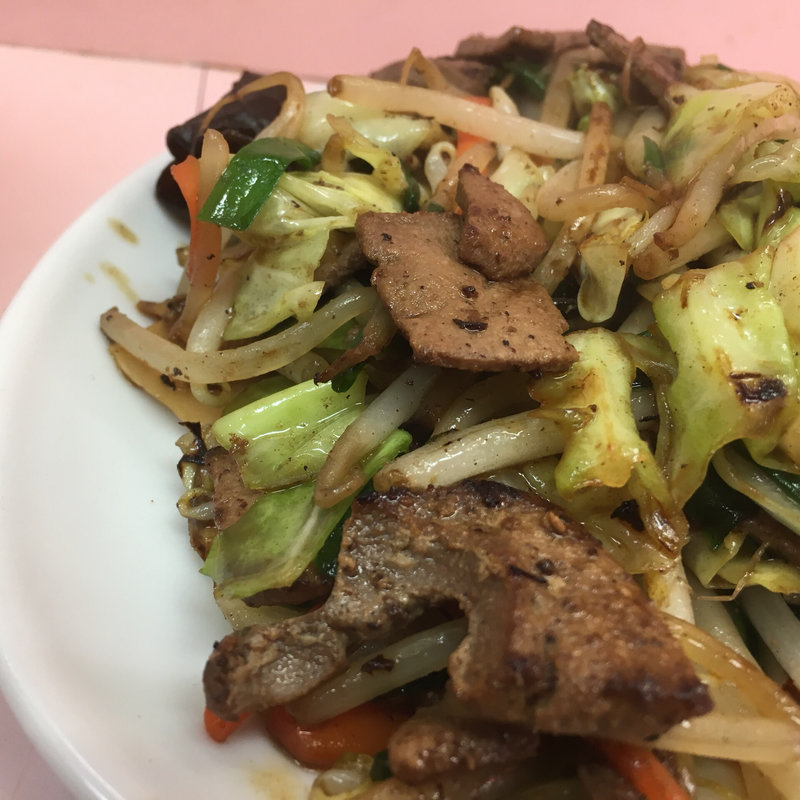 レバニラ野菜炒め(中華そば ターキー )