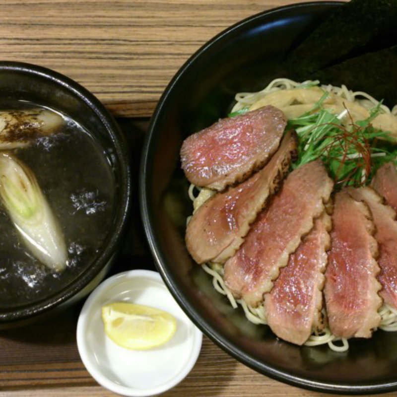 鴨南蛮つけそば+鴨増し（3枚）(麺屋さくら )