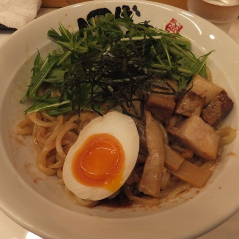 海老油そば（大盛り）(麺屋 にぼすけ )