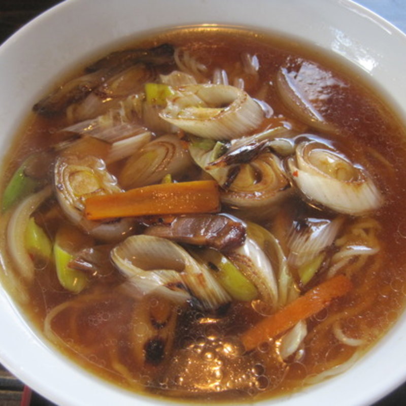 焦がし醤油の焼きねぎラーメン(麺屋ふうる)