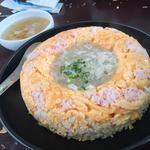 ズワイガニの蟹玉炒飯(スープ付)(麺屋一喜 （メンヤ カズキ）)