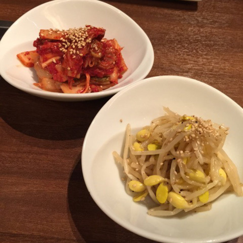 キムチ&もやしナムル(麻布十番焼肉 KINTAN)