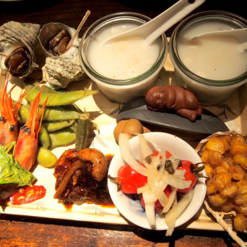 前菜盛り合わせ(黒猫夜 赤坂店)