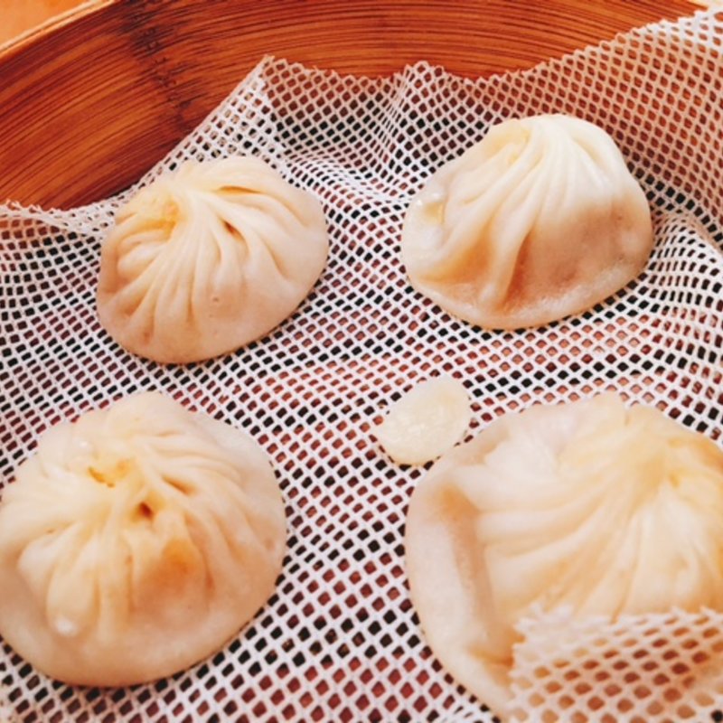 蟹味噌の小籠包(鼎泰豐 高島屋横浜店)