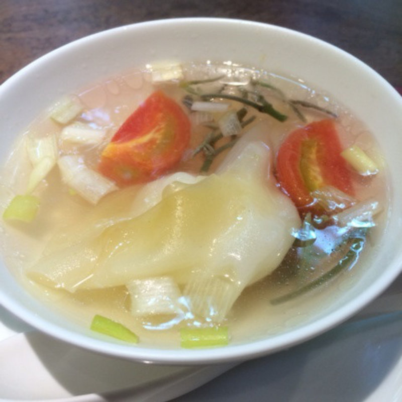 モッツァレラチーズ入りワンタンのスープ(齋華 （【旧店名】婆沙羅）)