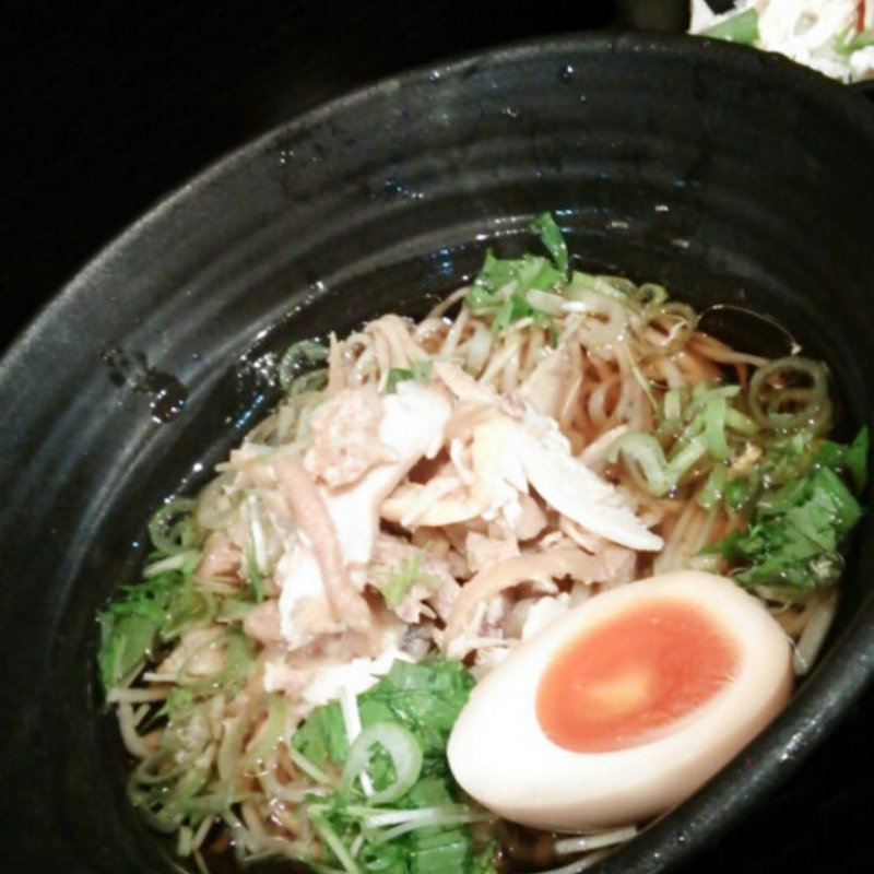 冷し肉そば(龍のひげ)