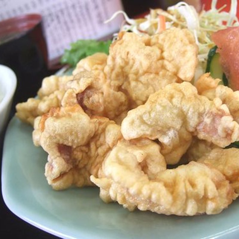 豚天定食(龍飯店)