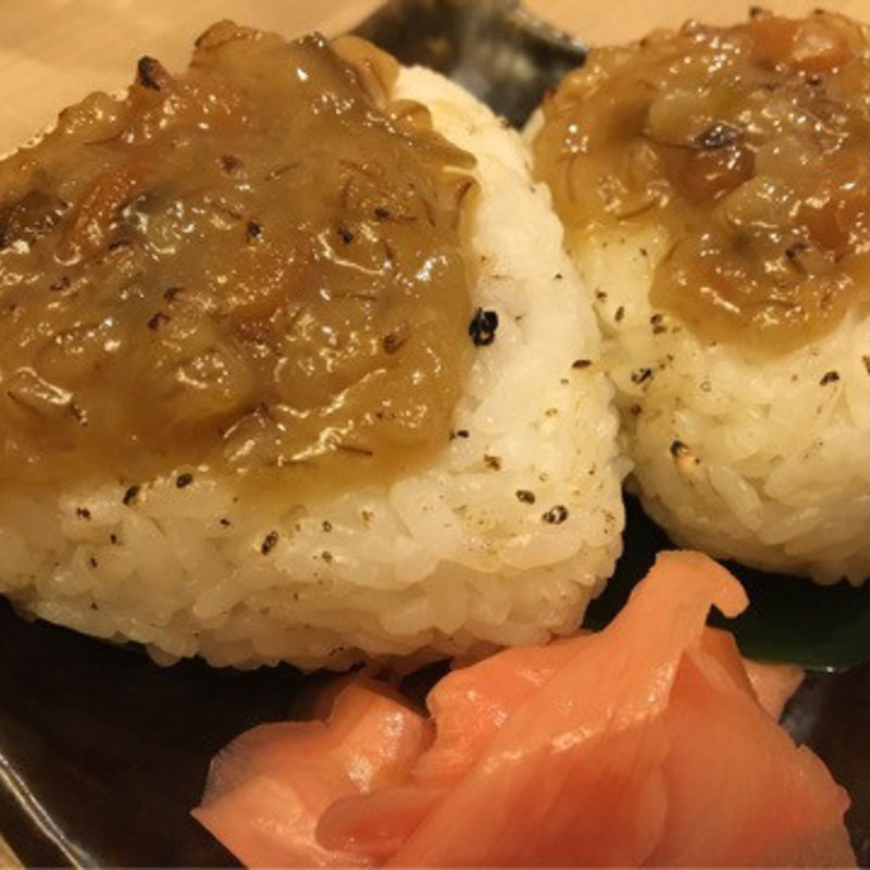 もろみ味噌ののったおにぎり(龍馬 軍鶏農場)